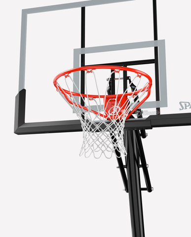 Баскетбольная стойка мобильная, акрил Spalding 54 Gold Portable арт 6A1746CN