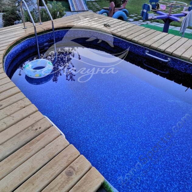 Бассейн Лагуна ТМ244 овальный вкапываемый 4 х 2 х 1,25 м