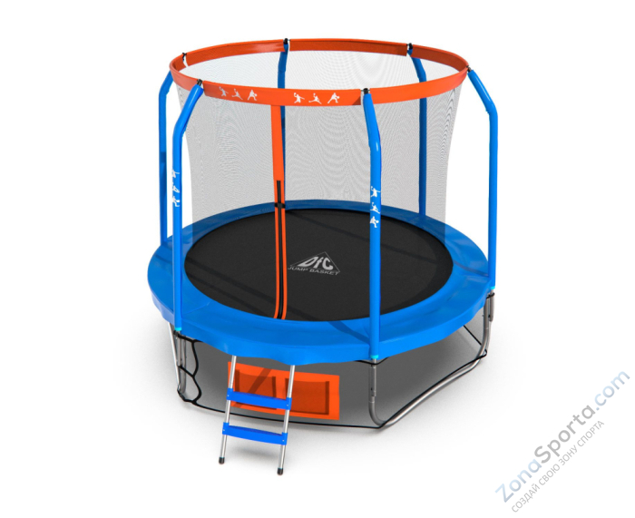 Батут DFC Jump Basket с сеткой 8FT-JBSK-B