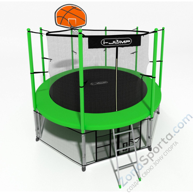Батут i-Jump Basket 10ft green