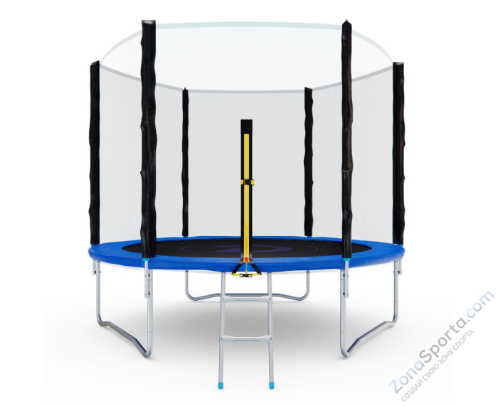 Батут с сеткой DFC Pelpo 8ft с лестницей, Blue