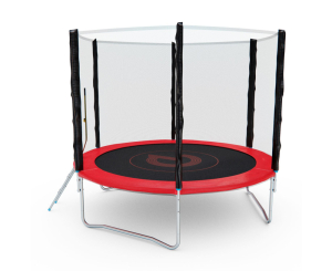 Батут с сеткой DFC Pelpo 8ft с лестницей, Red