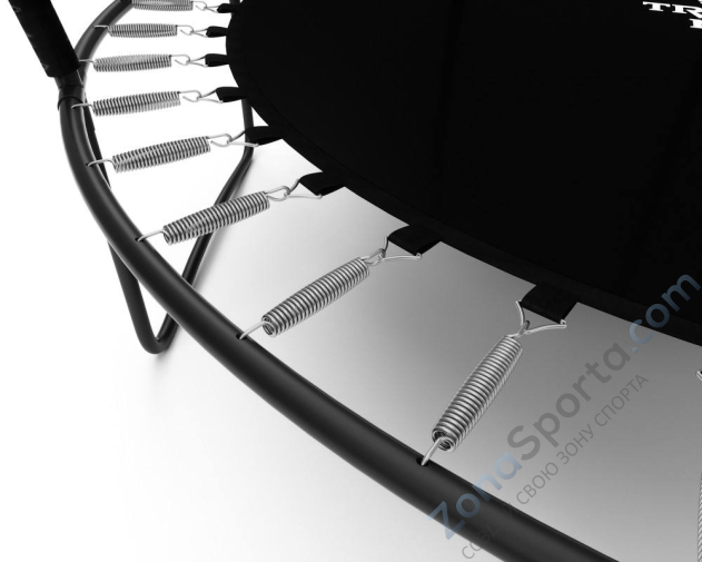 Батут Triumph Nord Премиальный Серый/Оранжевый 244 см