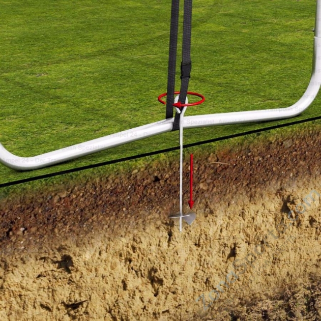 Батут Unix line 8 ft Supreme (Blue)