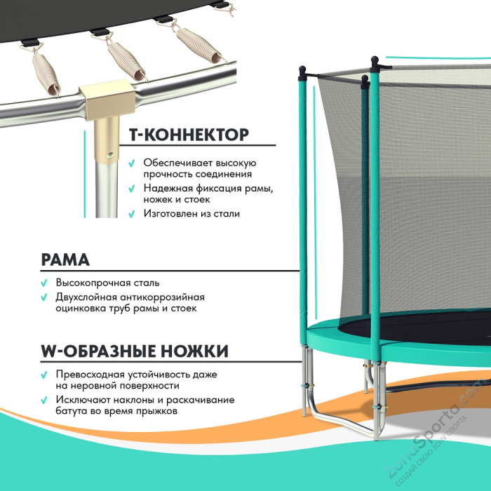 Батут Wallaby Jampy 12 FT