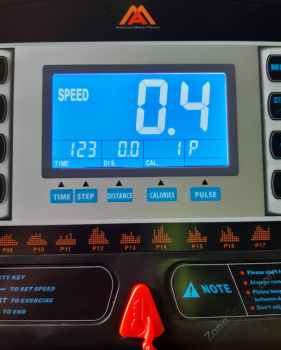 Беговая дорожка AMF TX001 поручни D1