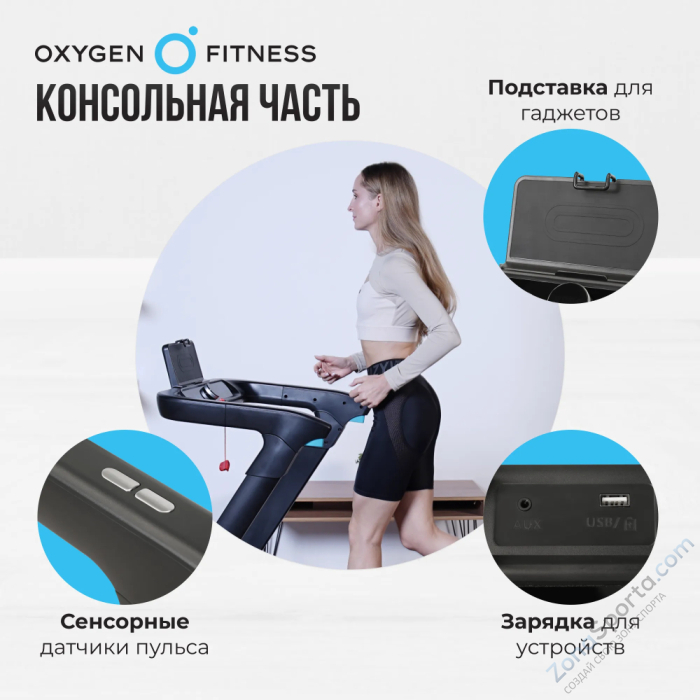 Беговая дорожка домашняя Oxygen Fitness Speedster