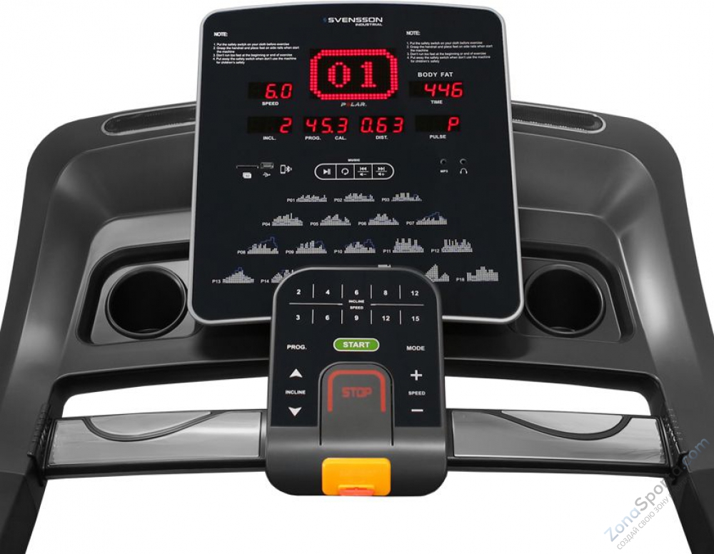 Беговая дорожка Svensson Industrial Go T64