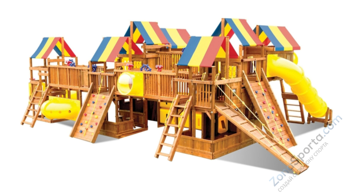 Детская игровая площадка Rainbow Play System Мегаполис Тент (Megapolis RYB)