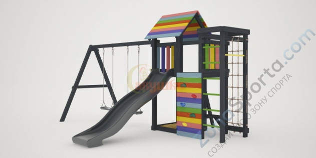 Детская площадка Савушка 6 (Black Edition)