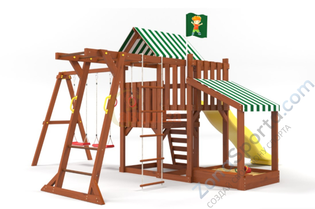 Детская площадка Савушка TooSun (Тусун) 4 Plus с песочницей