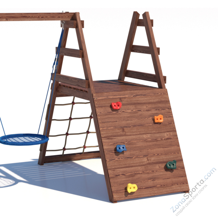 Детская площадка CustWood Scout SC8 с деревянной крышей