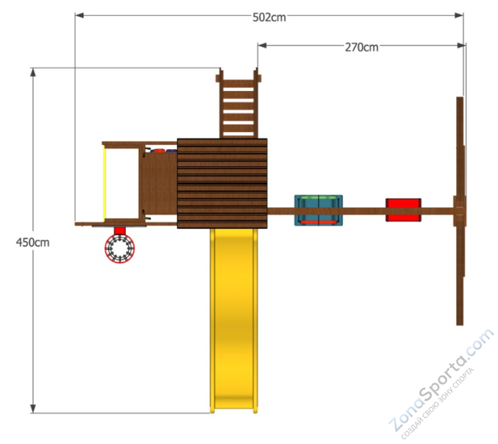 Детская площадка Космо 3