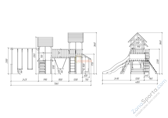 Детская площадка Савушка Хит 8