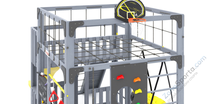 Детская площадка Савушка Куб-3 (Серый)