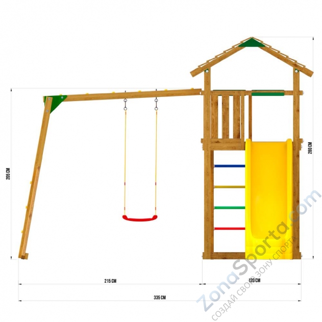 Детский игровой комплекс Jungle Cottage JC7 