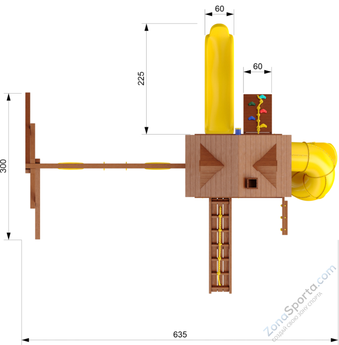 Детский игровой комплекс SunriseFort-3