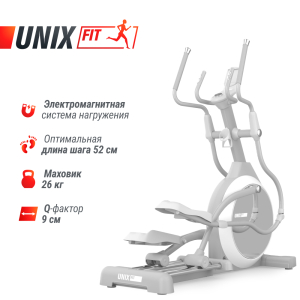 Эллиптический тренажер Unix Fit MV-850 (Manual Incline) Mirror