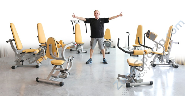 Гидравлический тренажер пресс машина - разгибание спины AMF M1159