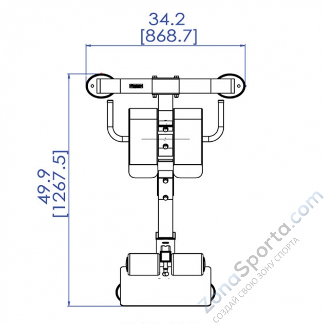 Гиперэкстензия Powertec Crunch P-HC10