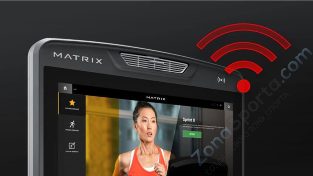 Горизонтальный велоэргометр Matrix Lifestyle с консолью Touch