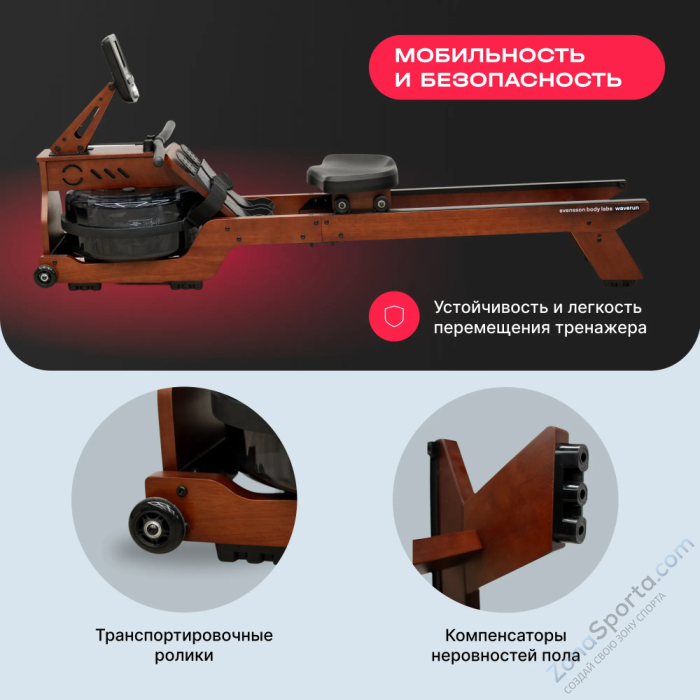 Гребной тренажер домашний Svensson Body Labs Waverun