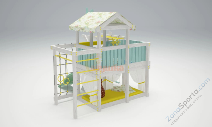 Игровой комплекс Савушка Baby 4 голубой