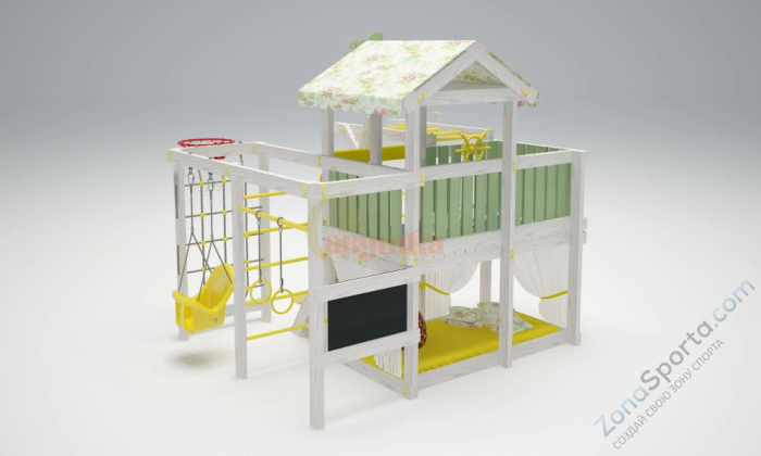 Игровой комплекс Савушка Baby 5 оливковый