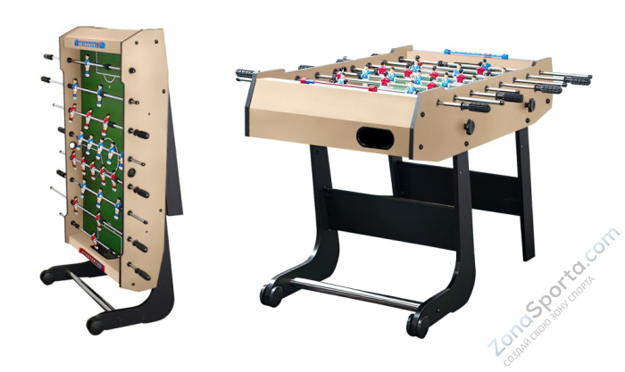 Игровой стол - футбол складной Maccabi Mini (светлый)