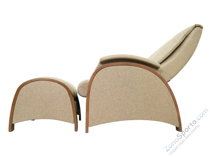 Кресло-качалка (маятник) с массажем Fujimo Balance 2 Бежевый с пуфом