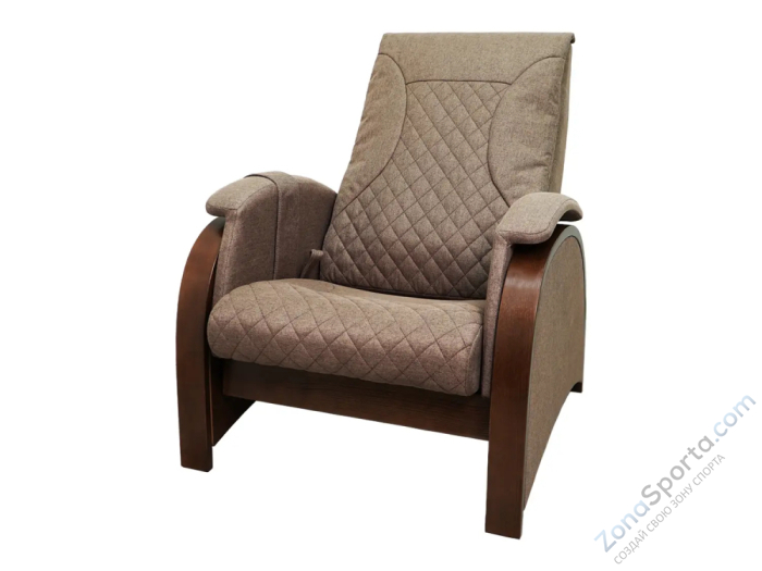 Кресло-качалка (маятник) с массажем Fujimo Balance 2 Шоколад с пуфом