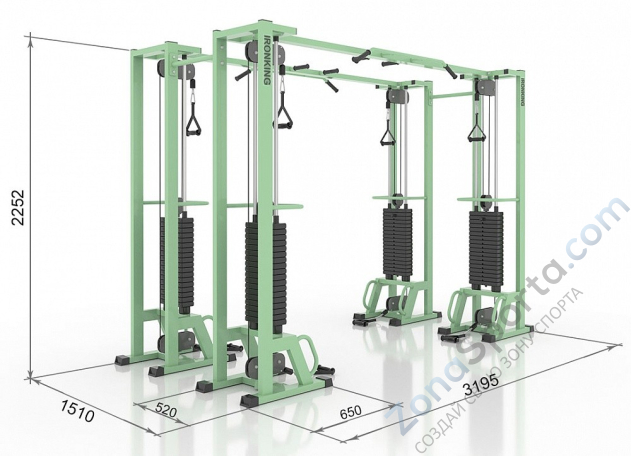 Кроссовер сдвоенный Iron King IK 19