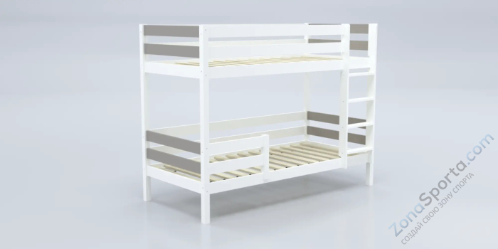 Кровать детская двухъярусная Савушка-01 80х160 Cappuccino (капучино)