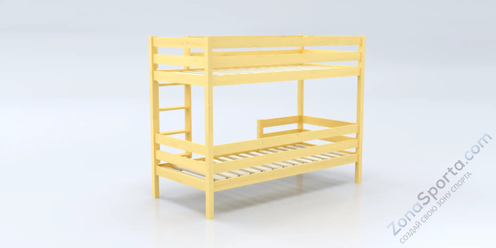 Кровать детская двухъярусная Савушка-01 90х200 (без окрашивания)
