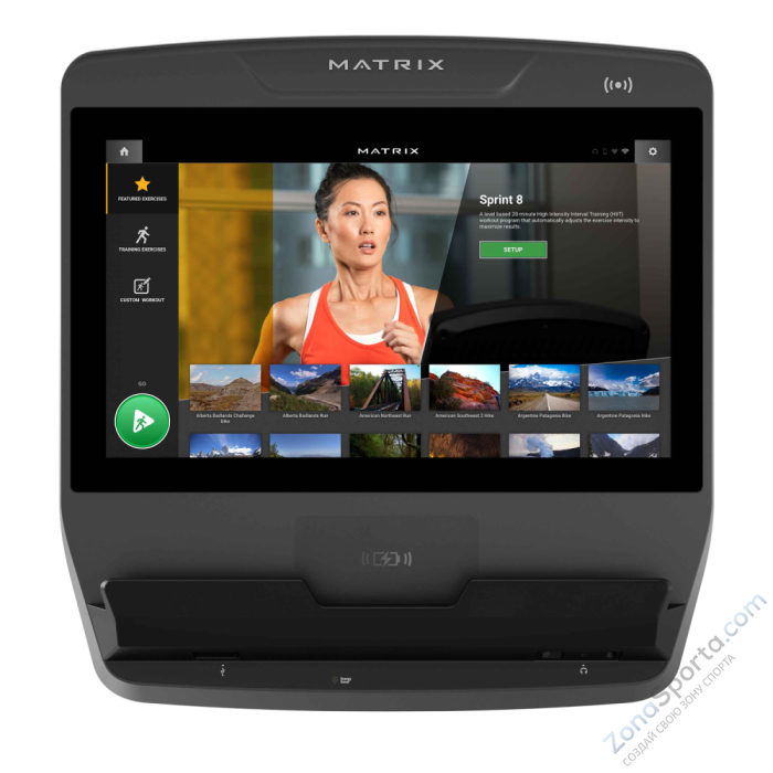 Лестница-эскалатор Matrix Performance с консолью Touch XL Base