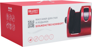 Массажёр для стоп и лодыжек Блаженство Комфорт, красный