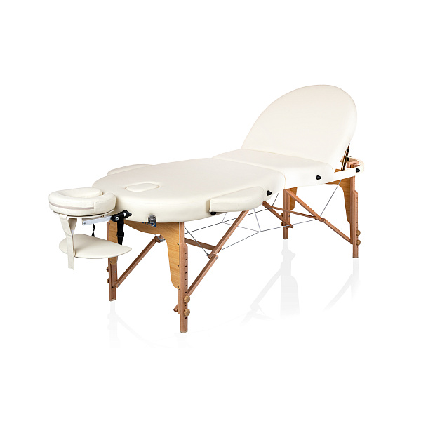 Массажный складной стол Mizomed Premium 3 Oval крем