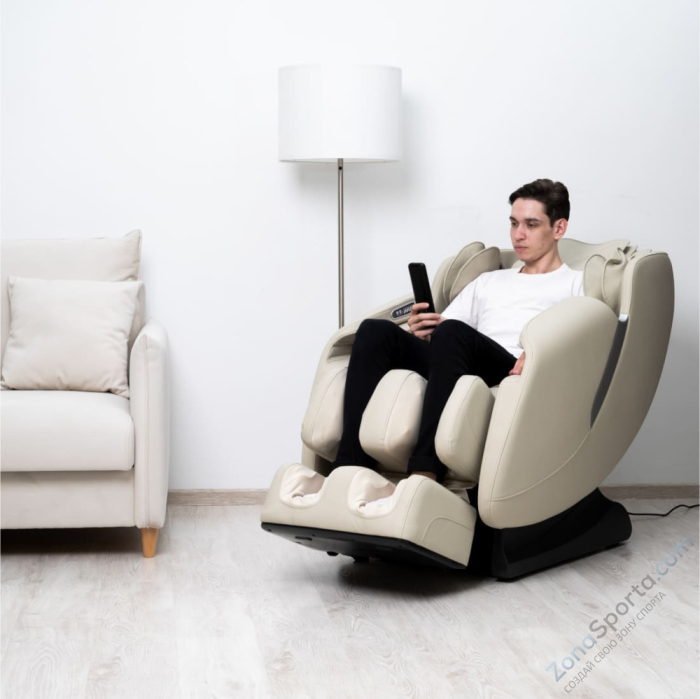Массажное кресло Gess 820 P Optimus Pro (бежевое)