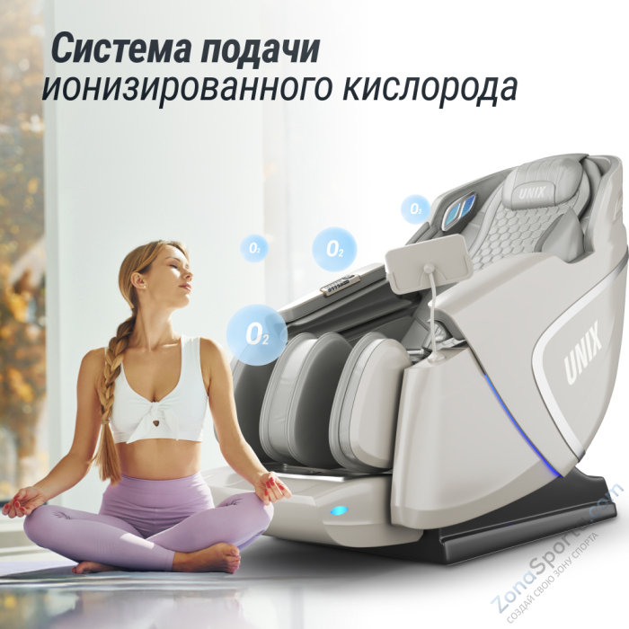 Массажное кресло Unix Med Aura Grey