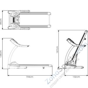 Беговая дорожка AeroFIT MaxFit 5000