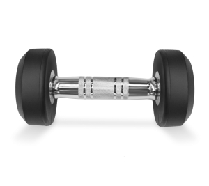 Набор обрезиненных гантелей Bronze Gym, 27.5-50 кг - 10 пар, шаг 2,5 кг