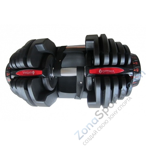 Регулируемая гантель Optima Fitness 40 кг