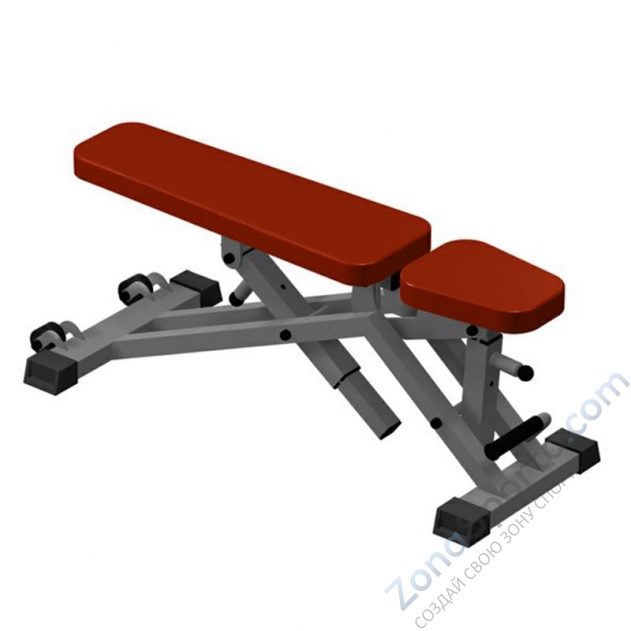 Скамья универсальная мобильная Iron King IK 113 (1215*540*470) 0-85 градусов