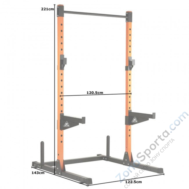 Стойка силовая DFC DCGE08