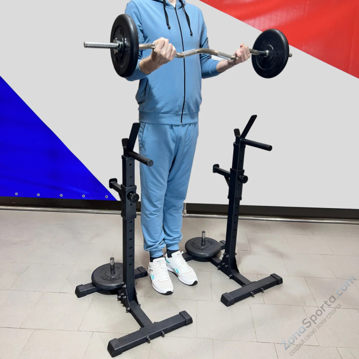 Стойка для штанги универсальная домашняя DEXsport ASD-0140-JAX