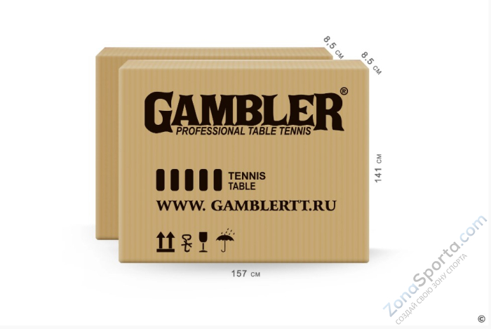 Теннисный стол Gambler Edition green