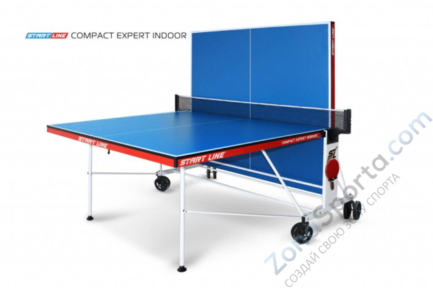Теннисный стол Start Line Compact Expert Indoor blue