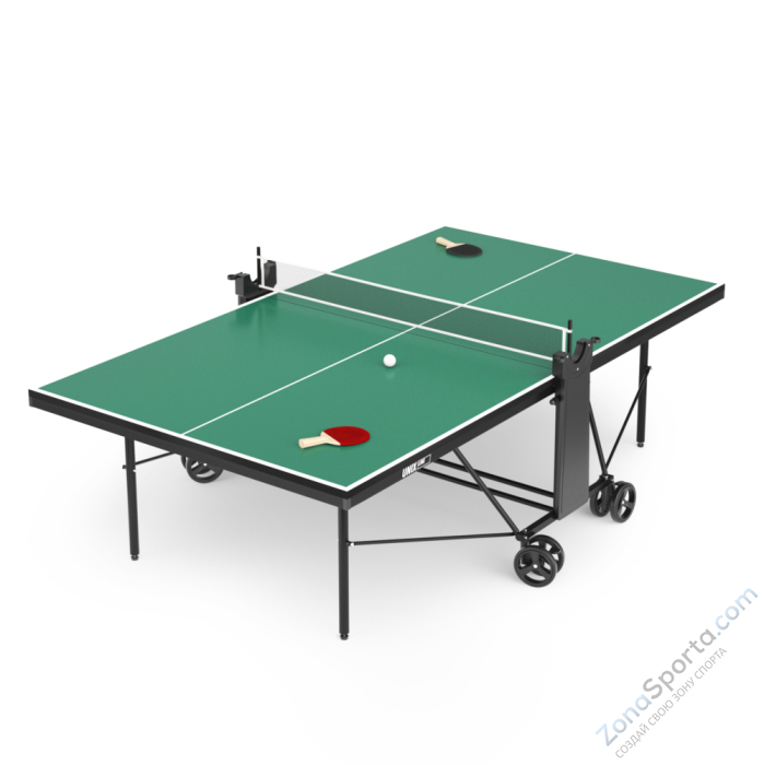 Теннисный стол Unix Line Compact indoor 18mm MDF (Green)