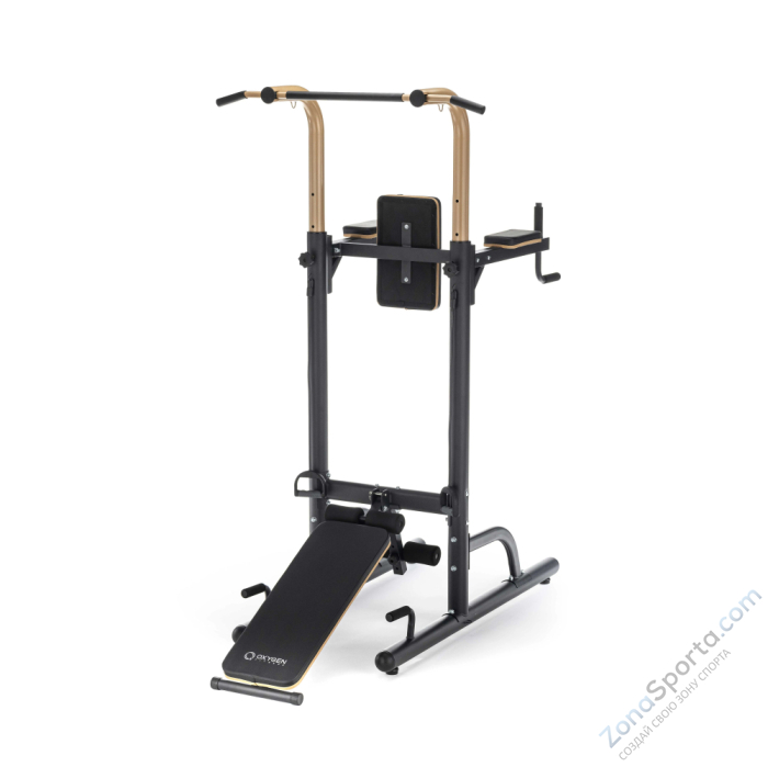 Турник 3 в 1 со скамьей домашний Oxygen Fitness Logan