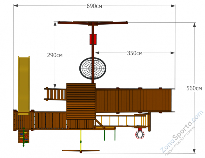 Всесезонная детская площадка Марк 7